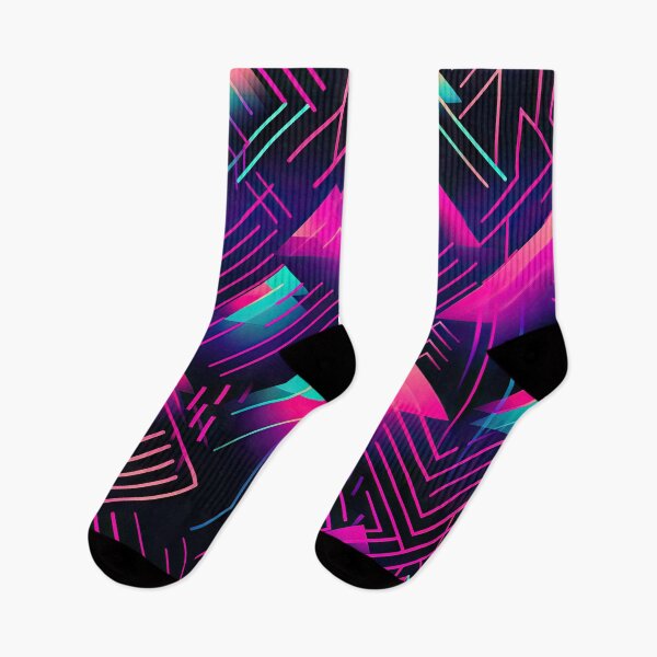 Item preview, 80s and 90s Retro Pop Synthwave Pattern designed and sold by AeonAcademy.