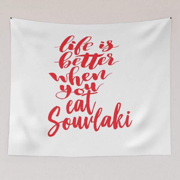 Item preview, Life Is Better When You Eat Souvlaki Growing Up Greek Greece designed and sold by ProjectX23.