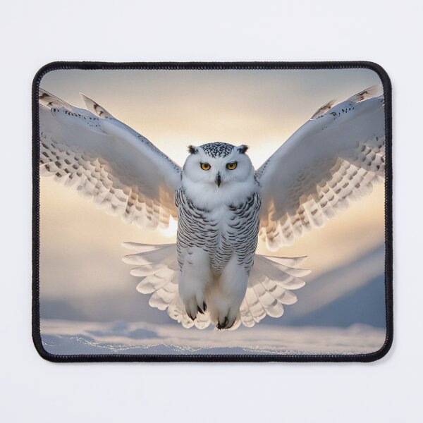 Item preview, Snow owl with spread wings and sun designed and sold by RK - Shop.