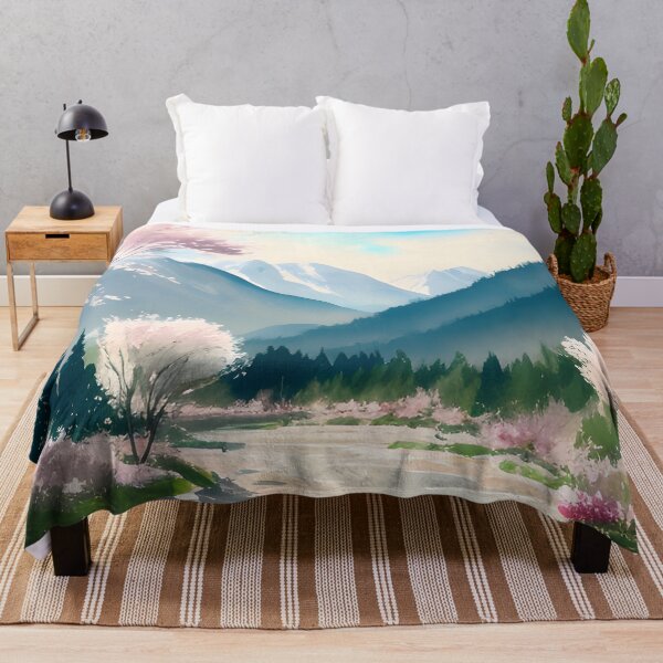 Item preview, Watercolor Mountain Landscape - Impressionism and Chinese painting designed and sold by joejiing.