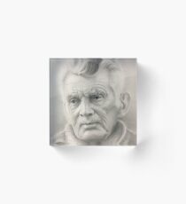 Samuel Beckett Acrylic Block