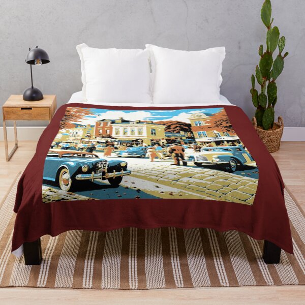 Item preview, Small-Town Retro Dreamscape designed and sold by ParaPrints.