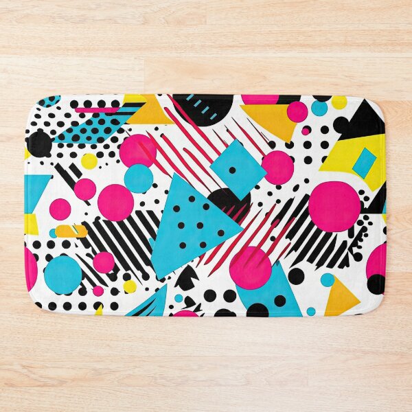 Item preview, Funky 80s and 90s Nostalgia Pop Pattern designed and sold by AeonAcademy.