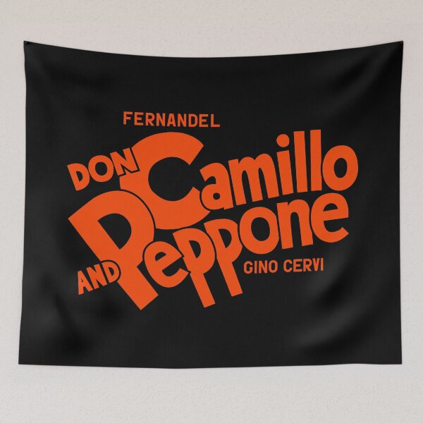Artikelvorschau, Vintage Typo Don Camillo Peppone Design entworfen und verkauft von Boogosh.