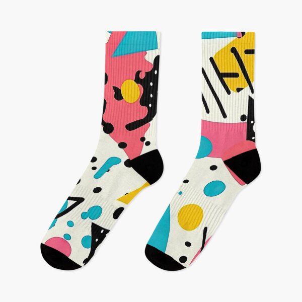 Item preview, Funky 80s and 90s Nostalgia Pop Pattern designed and sold by AeonAcademy.