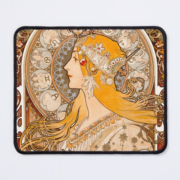 Item preview, Alphonse Mucha. Art Nouveau Poster La Plume designed and sold by likiska.