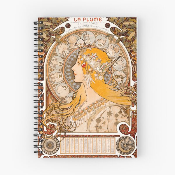 Item preview, Alphonse Mucha. Art Nouveau Poster La Plume designed and sold by likiska.