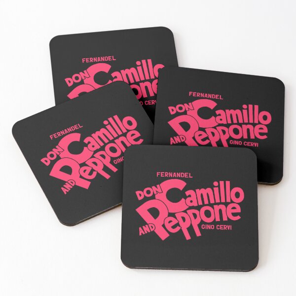 Item preview, Don Camillo and Peppone Typography Design - Classic Italian Cinema Art designed and sold by Boogosh.