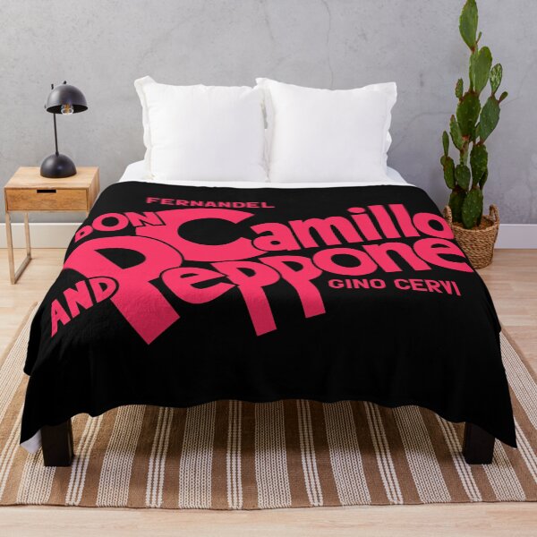 Item preview, Don Camillo and Peppone Typography Design - Classic Italian Cinema Art designed and sold by Boogosh.