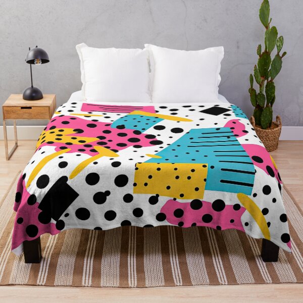 Item preview, Funky 80s and 90s Nostalgia Pop Pattern designed and sold by AeonAcademy.