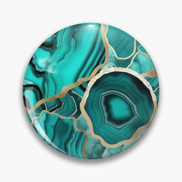 Item preview, Light Green Marble Geodes and Texture with Gold Flecks designed and sold by BirdsnStuff.