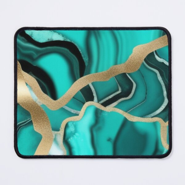 Item preview, Light Green Marble Geodes and Texture with Gold Flecks designed and sold by BirdsnStuff.