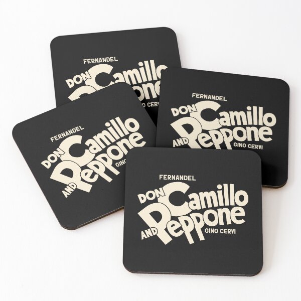 Item preview, Don Camillo and Peppone Vintage Typo Design designed and sold by Boogosh.