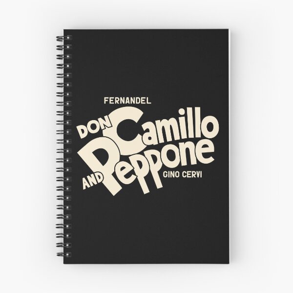 Item preview, Don Camillo and Peppone Vintage Typo Design designed and sold by Boogosh.