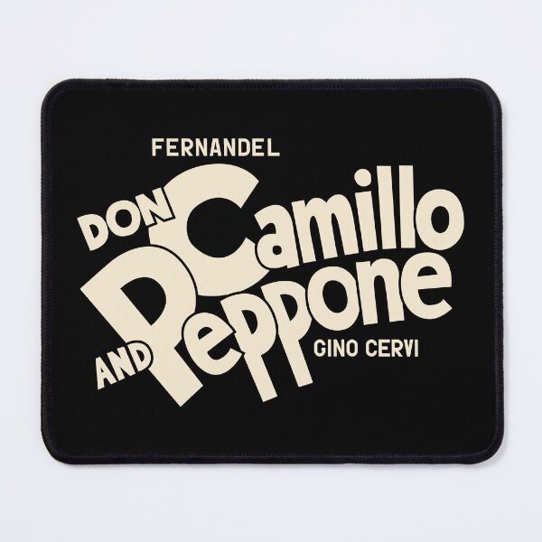 Item preview, Don Camillo and Peppone Vintage Typo Design designed and sold by Boogosh.