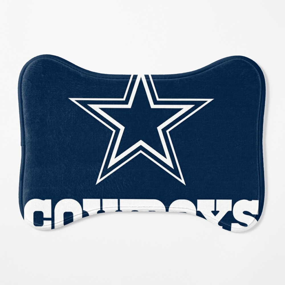 Dallas Cowboys Team Color Pet Bowl with Bone