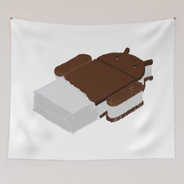 Item preview, Icon pencil drawing sketch Android Ice Cream Sandwich logo OS Google sticker pack designed and sold by KennyLucky.