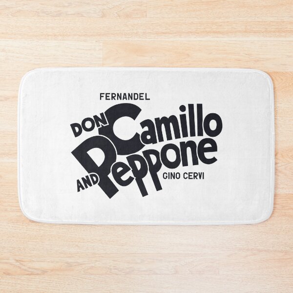 Item preview, Don Camillo and Peppone Typography Design - Classic Italian Cinema Art designed and sold by Boogosh.