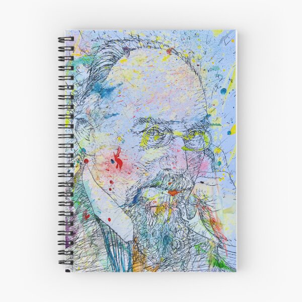 Item preview, ERIK SATIE watercolor portrait designed and sold by lautir.
