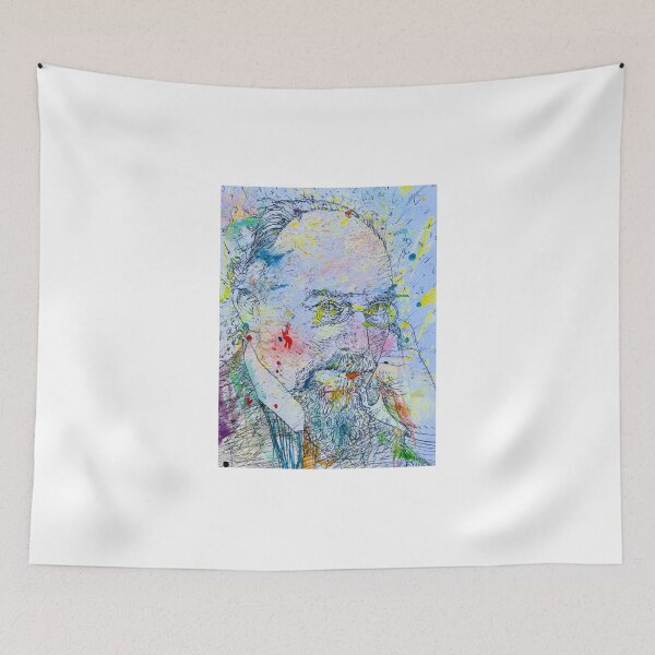 Item preview, ERIK SATIE watercolor portrait designed and sold by lautir.