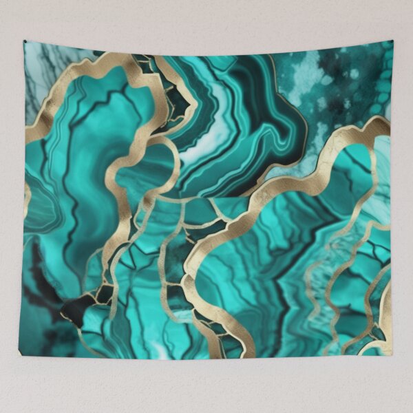 Item preview, Light Green Marble Geodes and Texture with Gold Flecks designed and sold by BirdsnStuff.