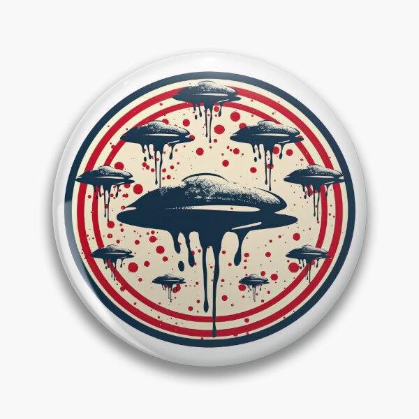 Item preview, UFOs over the USA - Jackson Pollock style designed and sold by Totalthrive.