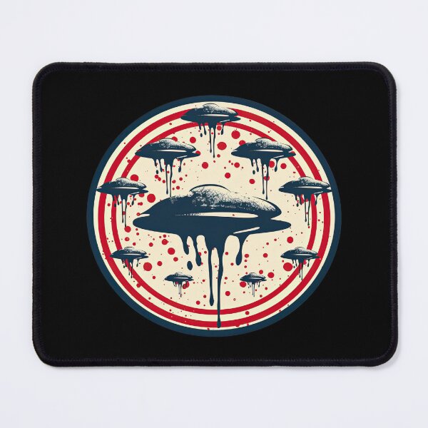 Item preview, UFOs over the USA - Jackson Pollock style designed and sold by Totalthrive.
