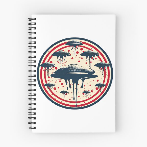 Item preview, UFOs over the USA - Jackson Pollock style designed and sold by Totalthrive.