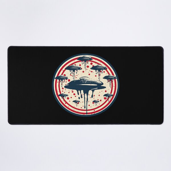 Item preview, UFOs over the USA - Jackson Pollock style designed and sold by Totalthrive.