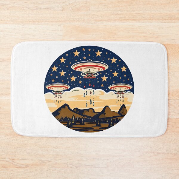 Item preview, UFOs over the USA 2 - Jackson Pollock style designed and sold by Totalthrive.