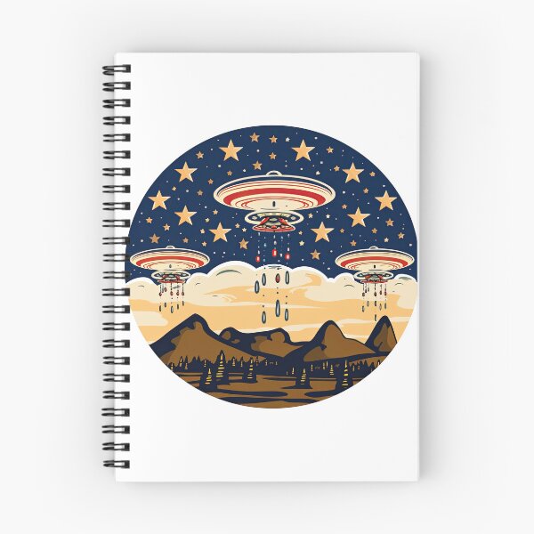 Item preview, UFOs over the USA 2 - Jackson Pollock style designed and sold by Totalthrive.