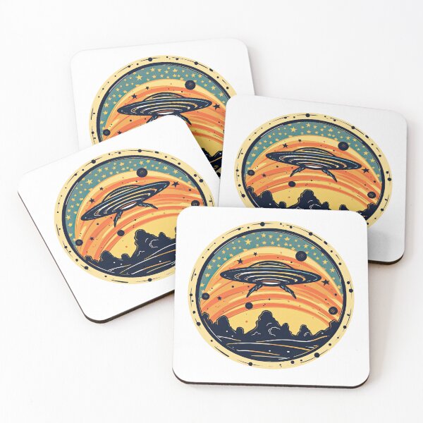 Item preview, UFOs in the Night Sky - Jackson Pollock style designed and sold by Totalthrive.