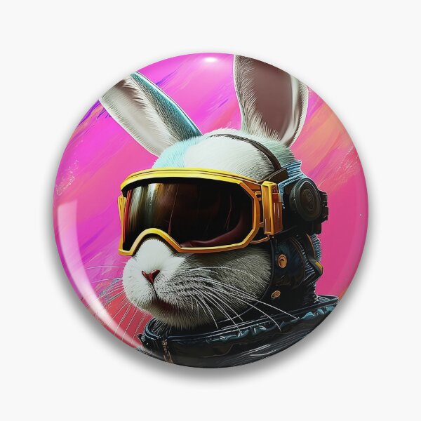 Item preview, Pilot Bunny with glasses designed and sold by MyBunnyverse.