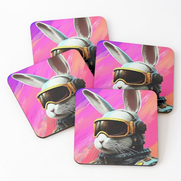 Item preview, Pilot Bunny with glasses designed and sold by MyBunnyverse.
