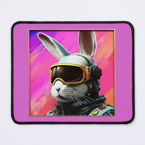 Item preview, Pilot Bunny with glasses designed and sold by MyBunnyverse.