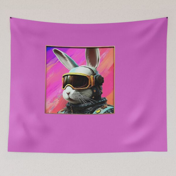 Item preview, Pilot Bunny with glasses designed and sold by MyBunnyverse.