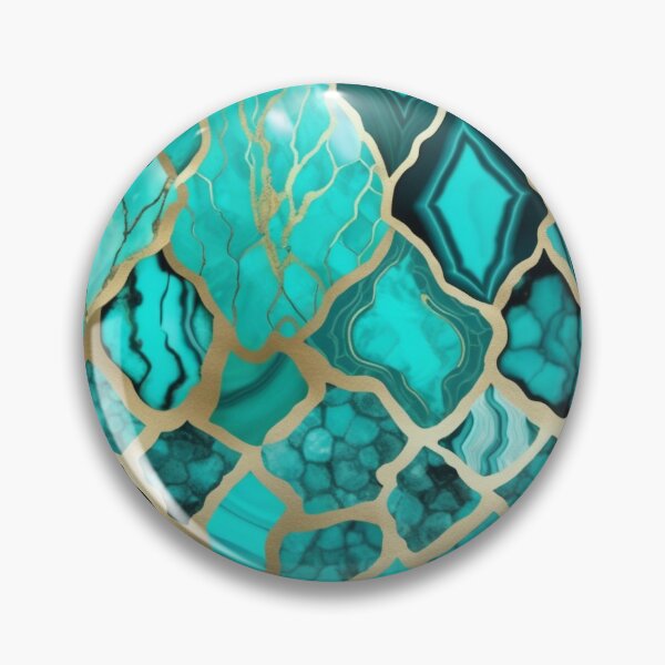 Item preview, Light Green Marble Geodes and Texture with Gold Flecks designed and sold by BirdsnStuff.