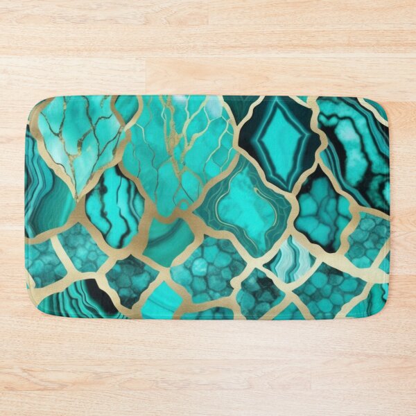 Item preview, Light Green Marble Geodes and Texture with Gold Flecks designed and sold by BirdsnStuff.