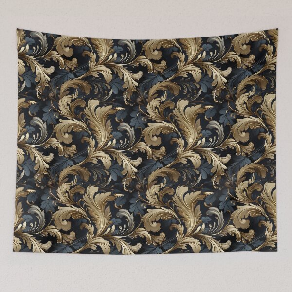 Aperçu de l'œuvre Décor baroque et damassé élégant : motifs ornés vintage créée et vendue par AlienSkinEyes.