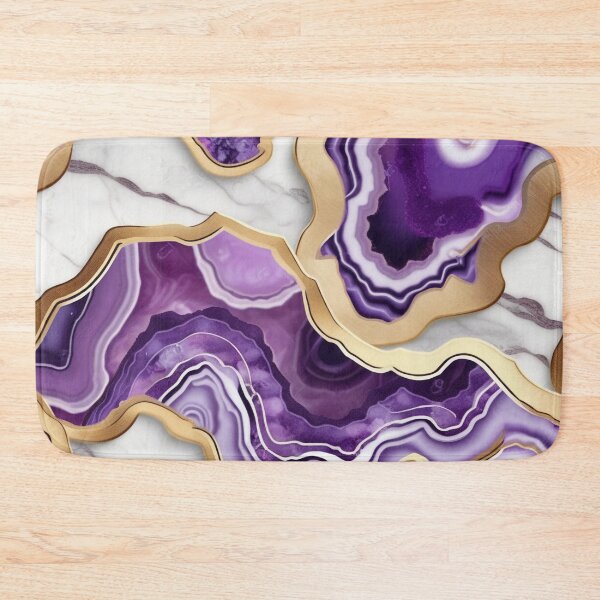 Item preview, Light Purple Marble Geodes and Texture with Gold Flecks designed and sold by BirdsnStuff.