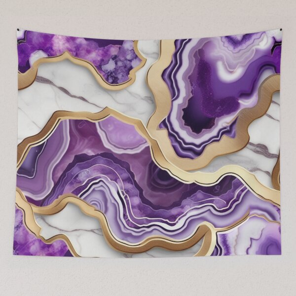 Item preview, Light Purple Marble Geodes and Texture with Gold Flecks designed and sold by BirdsnStuff.