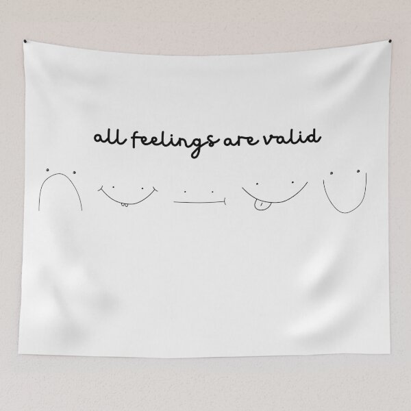Item preview, all feelings are valid designed and sold by Ashi17.