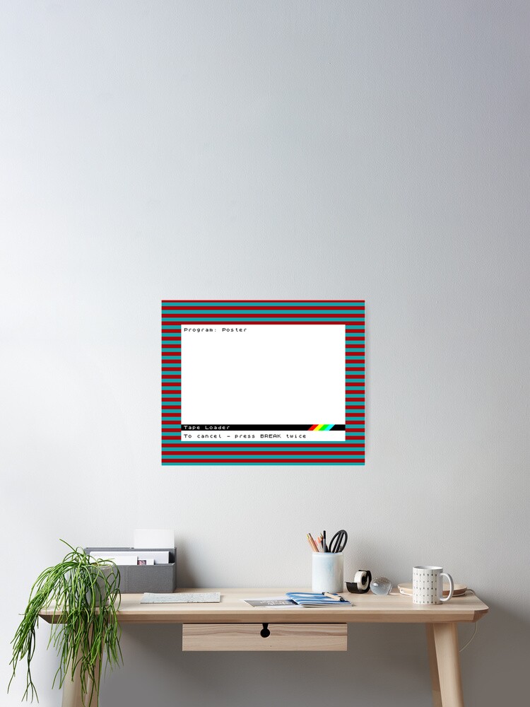 Spectrum 48k Loading screen poster