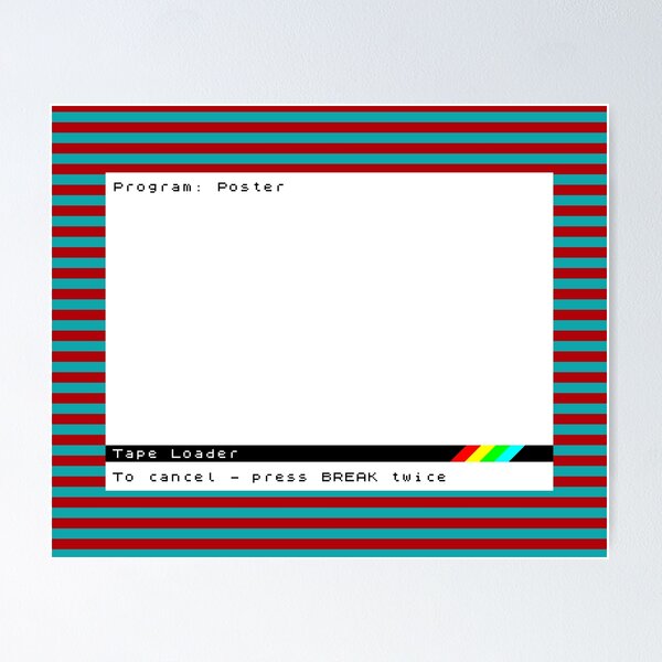 プレゼントを選ぼう！ 48k Spectrum Loading poster screen ポスター