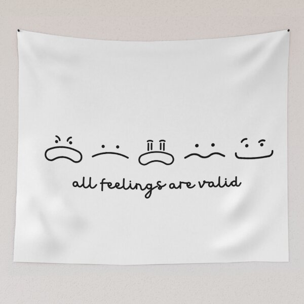 Item preview, all feelings are valid designed and sold by Ashi17.