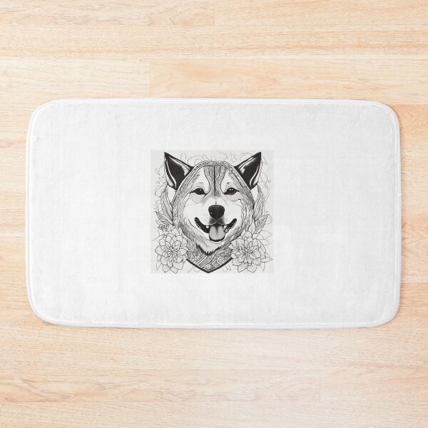 Item preview, American Akita sticking out the tongue designed and sold by Spanishsoul.