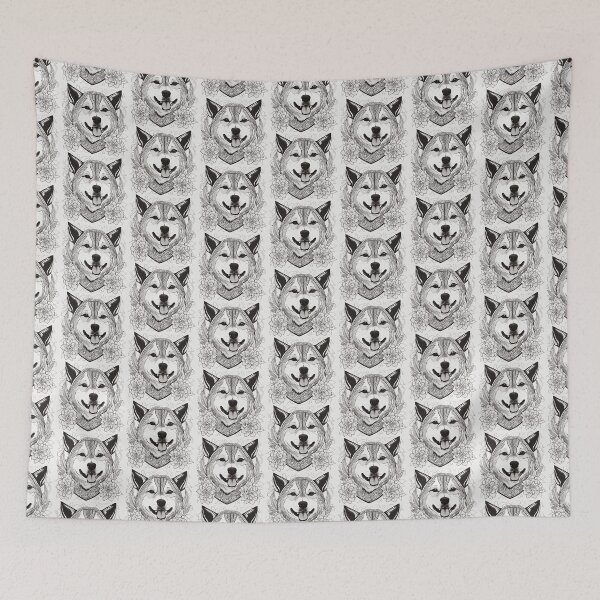 Item preview, American Akita sticking out the tongue designed and sold by Spanishsoul.