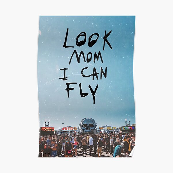 travis scott - look mom i can fly (art by cole)