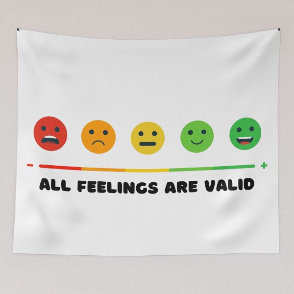 Item preview, all feelings are valid designed and sold by Ashi17.