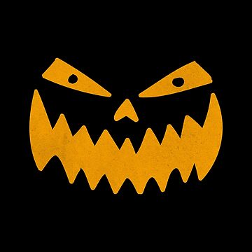 Halloween Jack O' Lantern Face Magnet for Sale by Mayoney